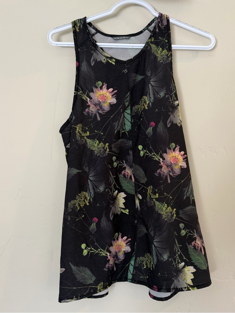 Oiselle Moody Floral Passport Tank Top - Picture 2 of 7